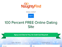 Tablet Screenshot of naughtyfind.com
